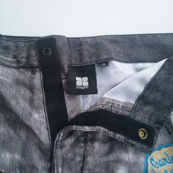 Faux Distressed Shorts - Picture 4 of 14